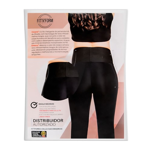 Calça Modeladora FittForm com Fio Emana Tamanho 36