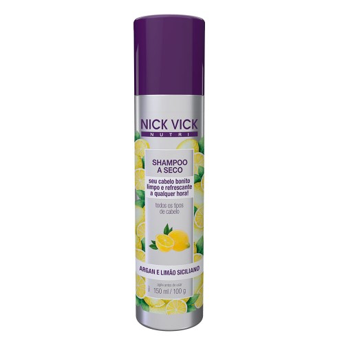 Nick & Vick Argan Limão – Shampoo a seco