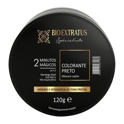 Máscara Colorante Bio Extratus 2 Minutos Mágicos - Preto 120g