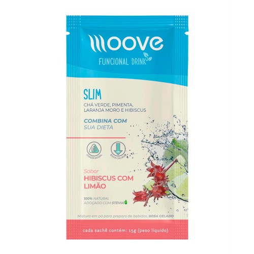 Moove Slim Funcional Drink Hibiscus com Limão 15g