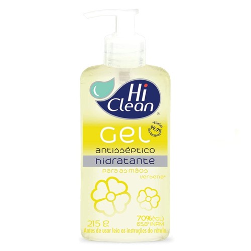 Gel Antisséptico Hi Clean Extrato De Verbena 250ml