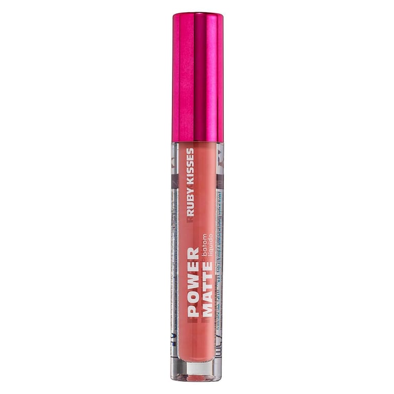 Kiss New York Ruby Kisses Power Matte Pink Chic - Batom Líquido 2,5g