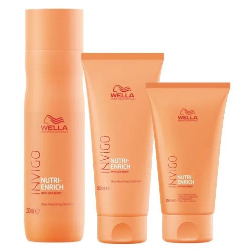 Wella Professionals Invigo Nutri-Enrich Kit - Shampoo + Condicionador + Creme