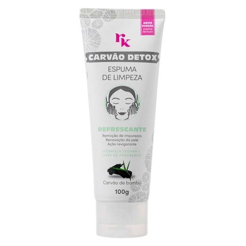 Ruby Kisses Carvão Detox Espuma de Limpeza