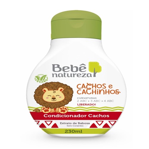 Condicionador Bebê Natureza Cachos E Cachinhos Extrato De Babosa 230ml