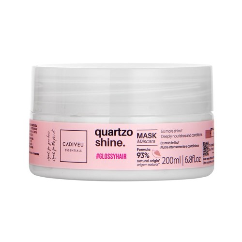 Máscara de Tratamento Cadiveu Boca Rosa Quartzo Shine 200ml