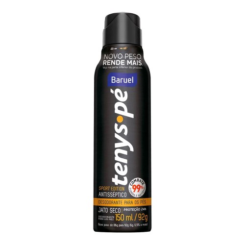 Desodorante para os pés Tenys Pé Jato Seco Sport Edition com 150ml