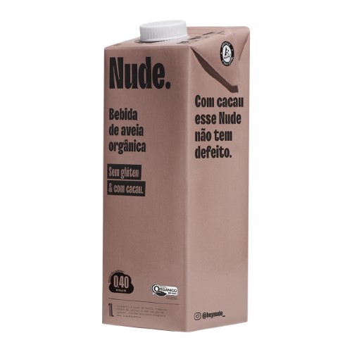 Bebida de Aveia Orgânica Nude Cacau 1L