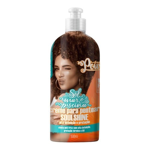 Creme para Pentear Soul Power Sol Mar e Piscina Soulshine 500ml