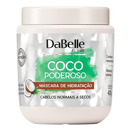 Máscara de Hidratação Dabelle Coco Poderoso 400g