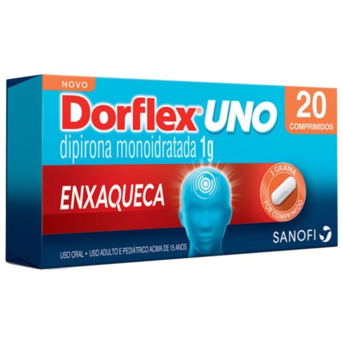 Dorflex Uno 1g com 20 comprimidos