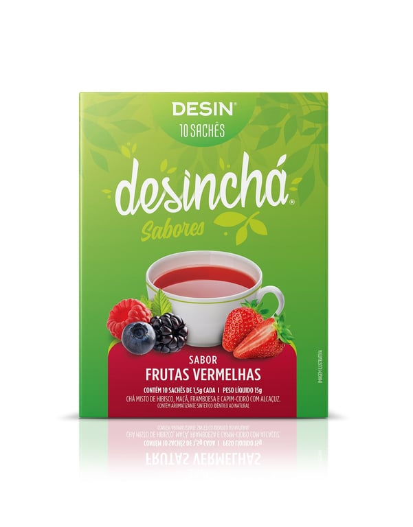 Chá Misto Desin Frutas Vermelhas