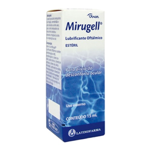 Mirugell 4 mg/ml + 3 mg/ml + 1,8 mg/ml Solução Oftálmica estéril 15ml