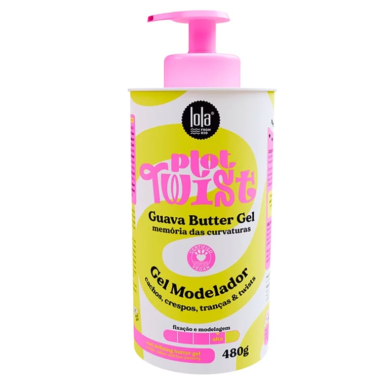 Gel Modelador Capilar Lola From Rio Plot Twist Guava Butter 480g