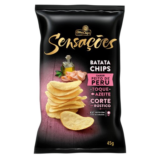 Batata Sensações Elma Chips Sabor Peito Peru 45g