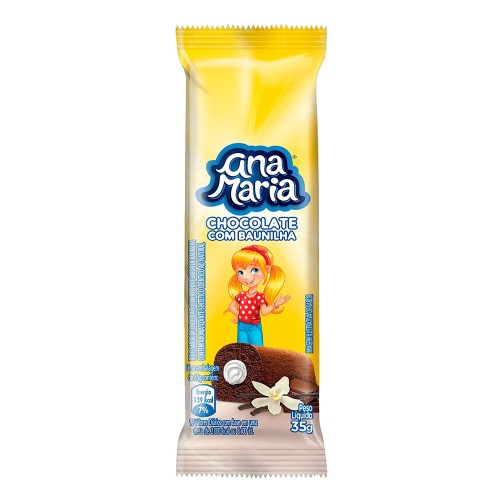 Bolinho Ana Maria Chocolate com Baunilha 35g